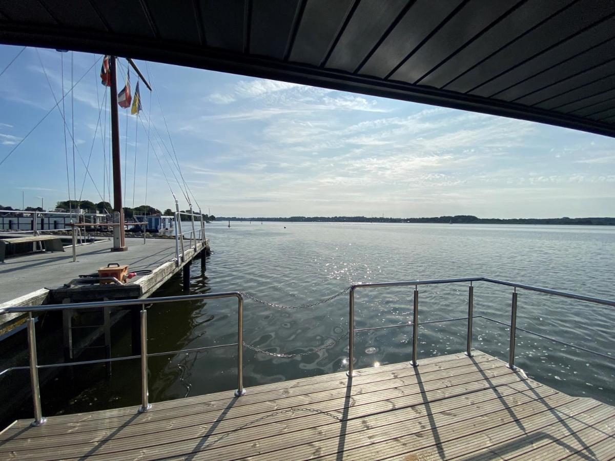 מלון Hausboot Fjord Nordstern Mit Dachterrasse In שלזוויג מראה חיצוני תמונה