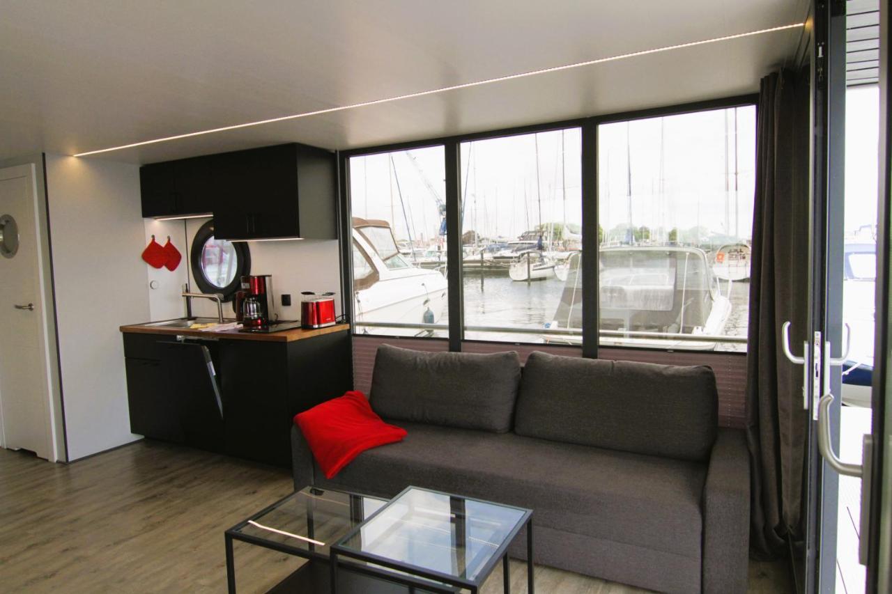 מלון Hausboot Fjord Nordstern Mit Dachterrasse In שלזוויג מראה חיצוני תמונה
